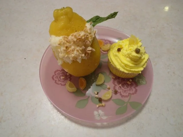 Zitronen-Cup-Cake mit Zitronencreme - Rezept