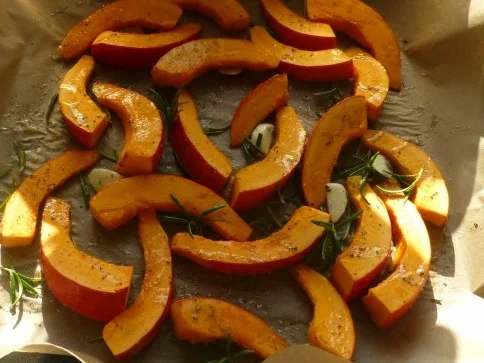 Lauwarmer Steinpilz-Kürbis-Salat - Rezept - Bild Nr. 2