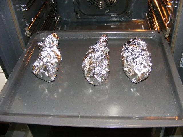 Rezept: Folienkartoffel mit Kräuterquark Bild Nr. 4 Folienkartoffel mit Kräuterquark - Rezept - Bild Nr. 4