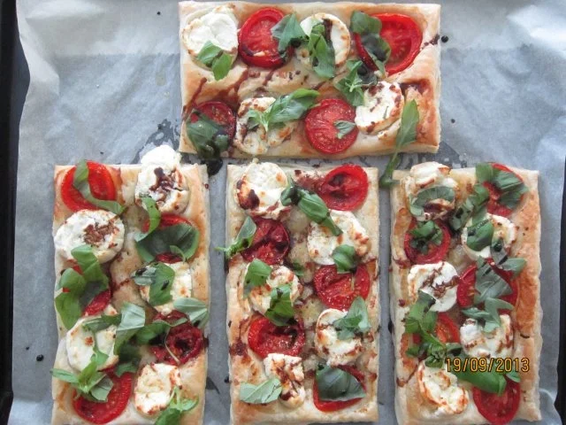 Blitz-Pizza - Rezept