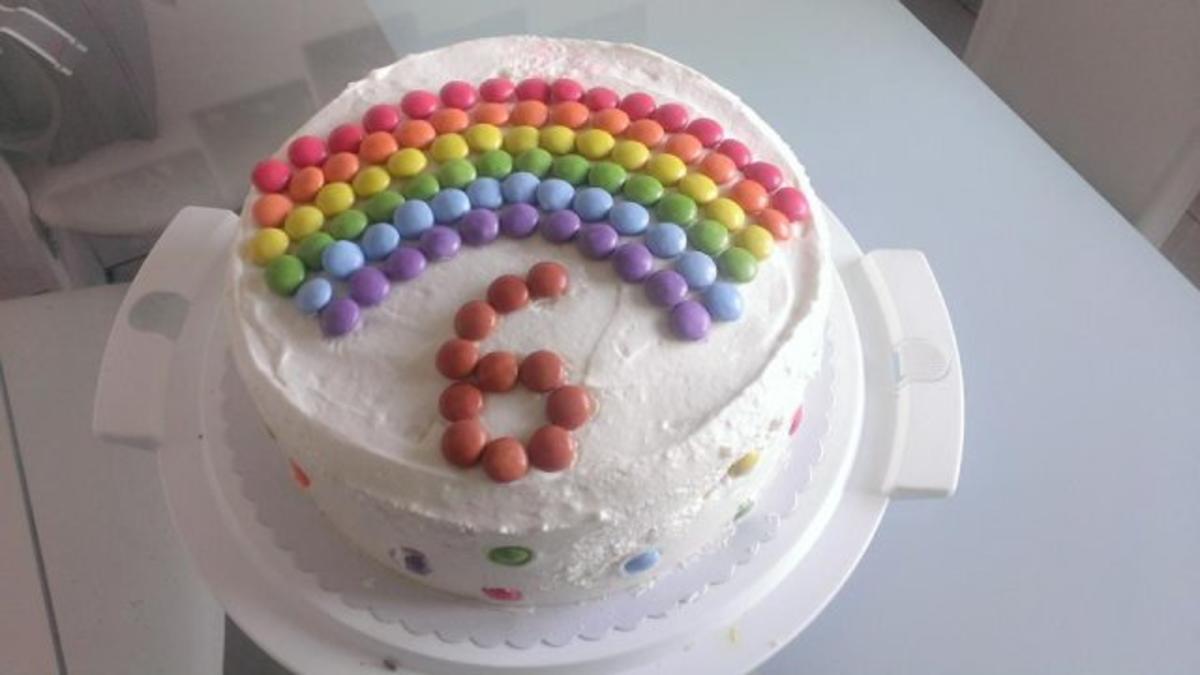 Regenbogentorte Torte Rezept Mit Bild Kochbar De