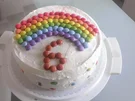 Regenbogentorte - Rezept