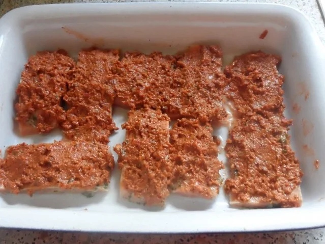 Überbackene Tomaten-Wildlachsfilets unter einer Parmesankruste - Rezept - Bild Nr. 8