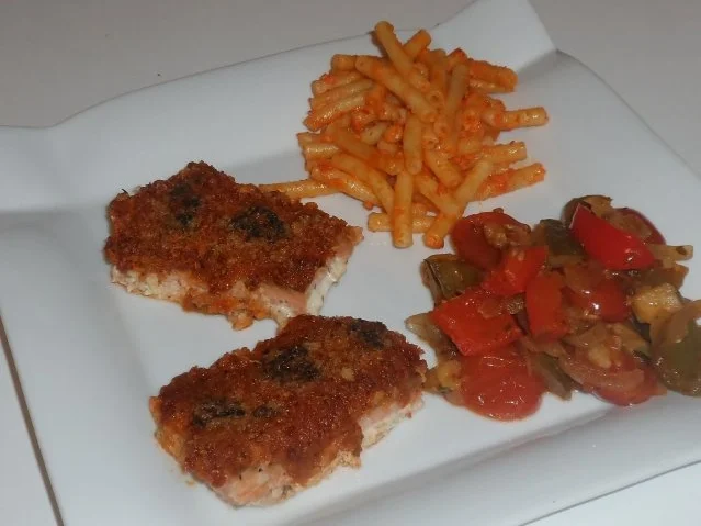 Überbackene Tomaten-Wildlachsfilets unter einer Parmesankruste - Rezept - Bild Nr. 12