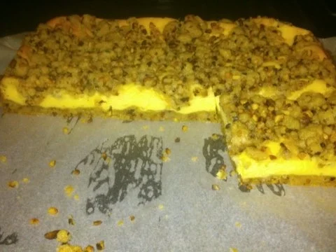 Käsekuchen mit und aus Haselnuss-Streusel - Rezept - Bild Nr. 2