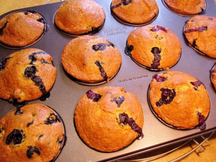 Heidelbeer-Muffins - Rezept mit Bild - kochbar.de