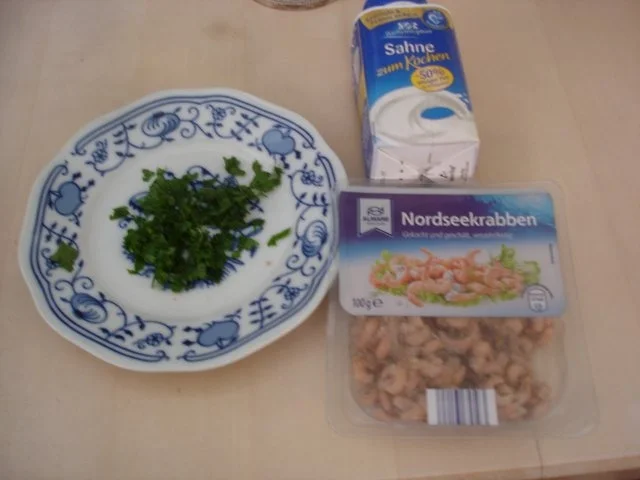 Kürbissuppe mit Nordseekrabben - Rezept - Bild Nr. 3