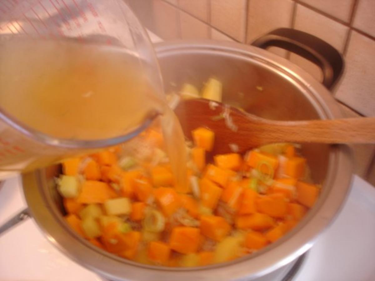 Kürbissuppe mit Nordseekrabben - Rezept - Bild Nr. 9