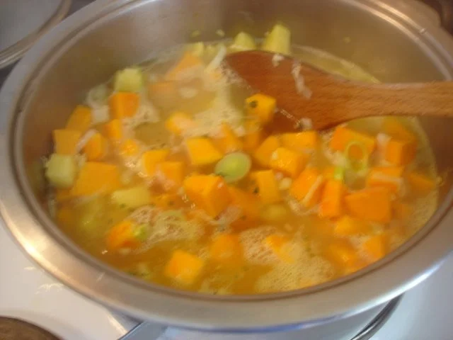 Kürbissuppe mit Nordseekrabben - Rezept - Bild Nr. 10