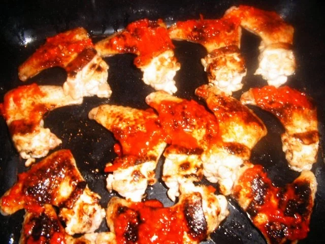 Rezept: Scharfe Hähnchenflügel Bild Nr. 5 Scharfe Hähnchenflügel - Rezept - Bild Nr. 5