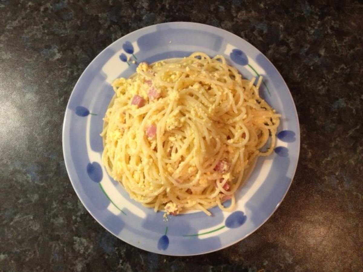 Spaghetti Carbonara à la Mama - Rezept Gesendet von Sptzr