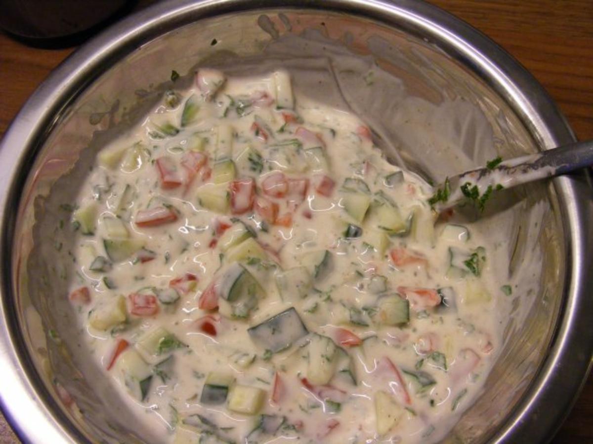 Raita mit Gurke, Tomate und Minze - Rezept - Bild Nr. 4