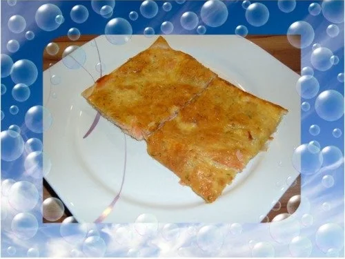 Pikanter Räucherlachs-Kuchen - Rezept - Bild Nr. 3