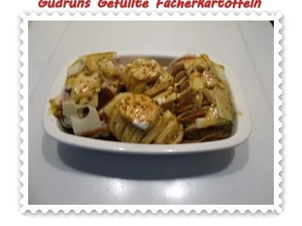 Rezept: Kartoffeln: Gefüllte Fächerkartoffeln Bild Nr. 9 Kartoffeln: Gefüllte Fächerkartoffeln - Rezept - Bild Nr. 9
