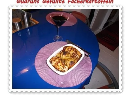 Rezept: Kartoffeln: Gefüllte Fächerkartoffeln Bild Nr. 14 Kartoffeln: Gefüllte Fächerkartoffeln - Rezept - Bild Nr. 14