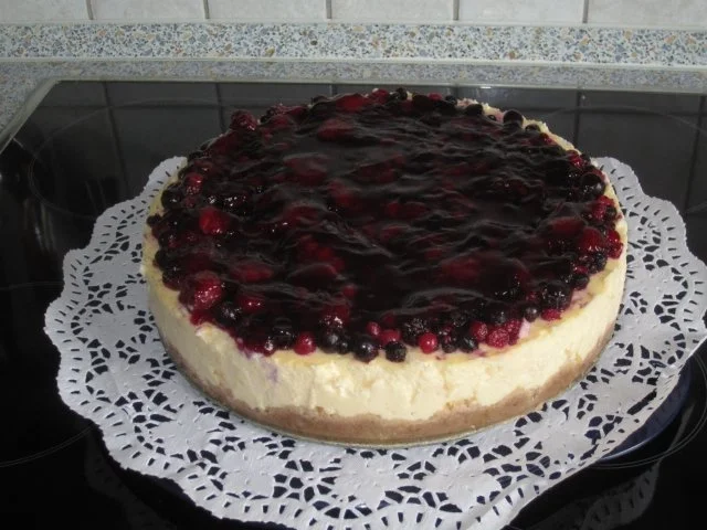 Rezept: New York Cheesecake mit gemischten Beeren New York Cheesecake mit gemischten Beeren - Rezept