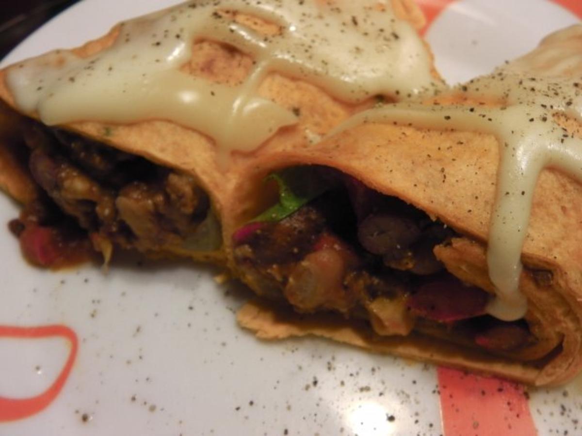 Burrito auf Enchilada Art Rezept mit Bild kochbar.de