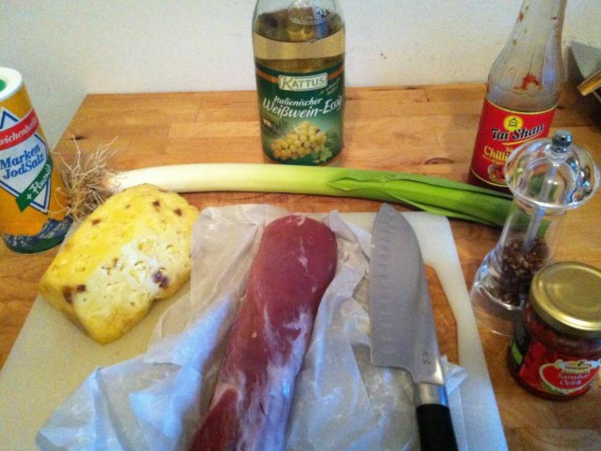 Schweinefilet a la Süß &amp; sauer - schnell &amp; einfach - 77 kcal/100g