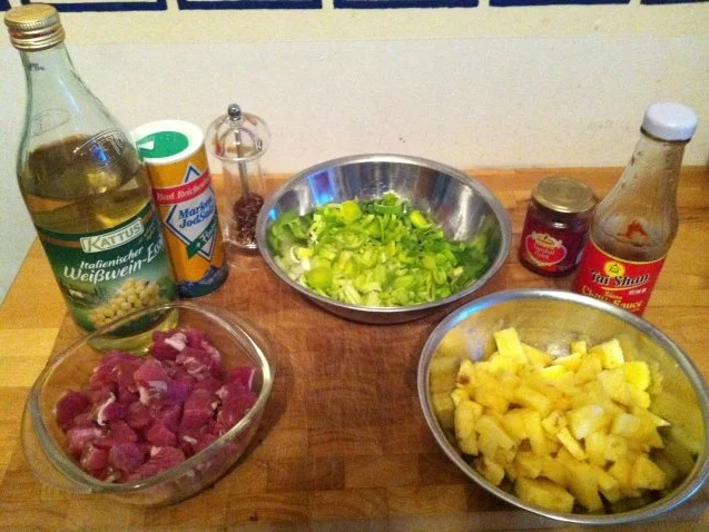 Rezept: Schweinefilet a la Süß & sauer Bild Nr. 2 Schweinefilet a la Süß & sauer - Rezept - Bild Nr. 2