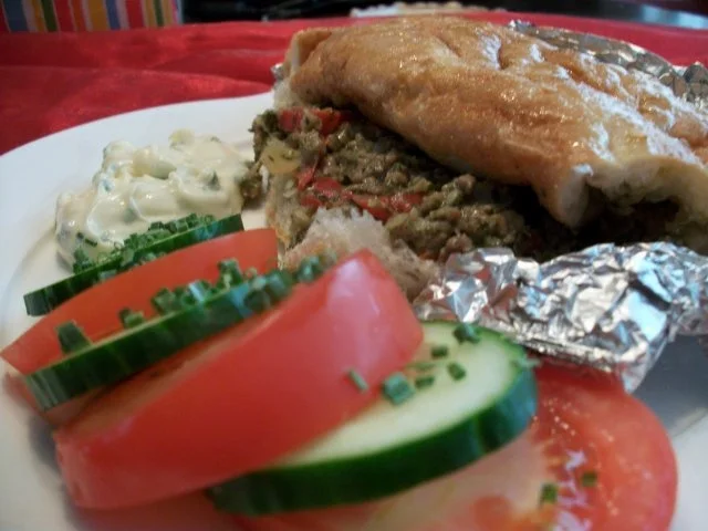 Rezept: Fladenbrot mit deftiger Hackfleischfuellung........Aller Ruth.... Bild Nr. 6 Fladenbrot mit deftiger Hackfleischfuellung........Aller Ruth.... - Rezept - Bild Nr. 6