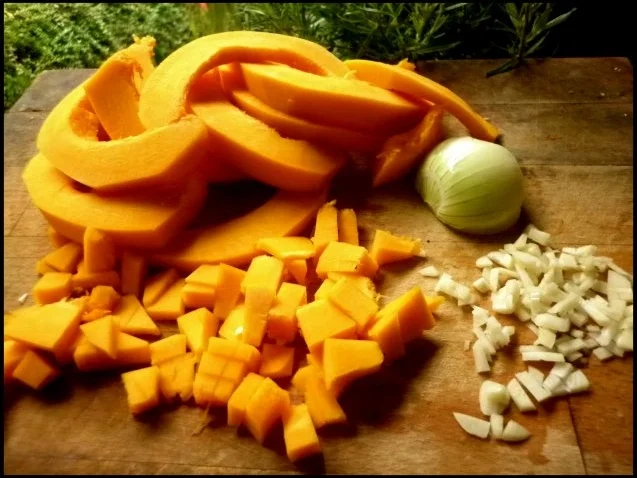 Rezept: Scharfes Kartoffel-Kürbis-Ragout Bild Nr. 4 Scharfes Kartoffel-Kürbis-Ragout - Rezept - Bild Nr. 4