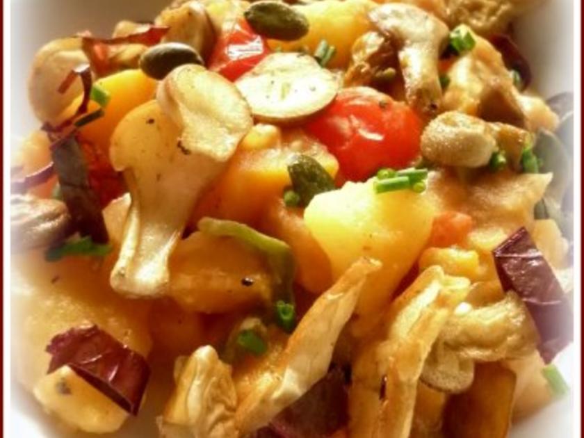 Scharfes Kartoffel Kürbis Ragout - schnell &amp; einfach - von schwarzmond