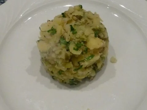 Mediterraner Kartoffelstampf mit Steinpilzen und Ibericokotelett - Rezept - Bild Nr. 3