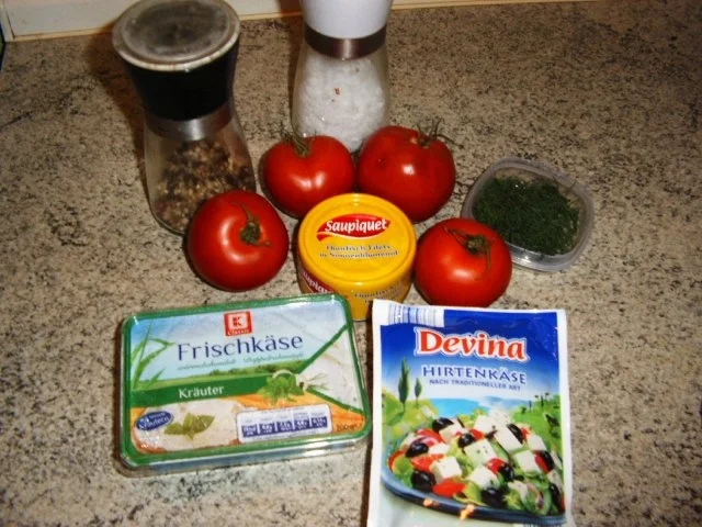 Rezept: Tomaten mit Käse -Thunfischfüllung Bild Nr. 2 Tomaten mit Käse -Thunfischfüllung - Rezept - Bild Nr. 2