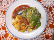 Rezept: Stangenbohnen mit Creme Fraiche Stangenbohnen mit Creme Fraiche - Rezept
