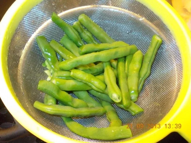 Rezept: Stangenbohnen mit Creme Fraiche Bild Nr. 2 Stangenbohnen mit Creme Fraiche - Rezept - Bild Nr. 2