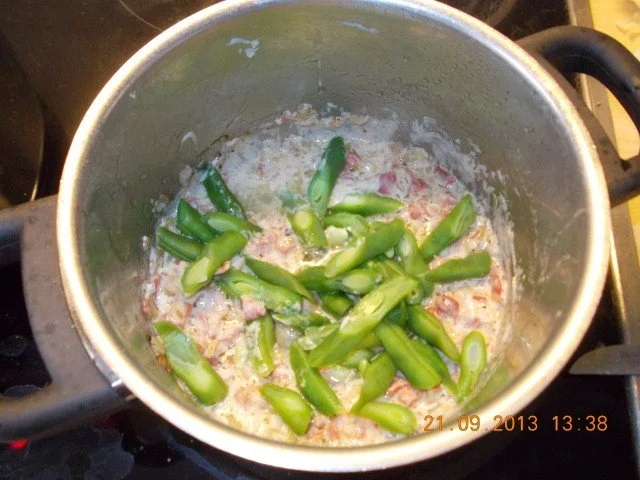 Rezept: Stangenbohnen mit Creme Fraiche Bild Nr. 3 Stangenbohnen mit Creme Fraiche - Rezept - Bild Nr. 3