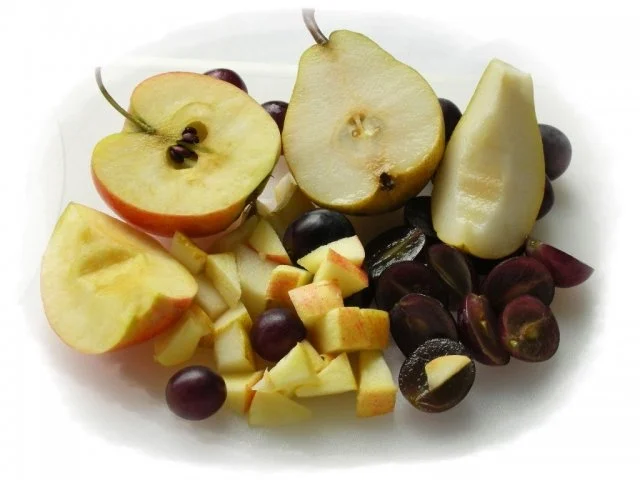 Herbstlicher Kürbissalat mit Obst und Hühnerfleisch - Rezept - Bild Nr. 8