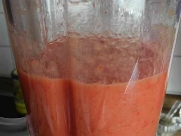 Vegan : Tomaten - Möhrensoßen mit Soja - Leberkäse - Rezept - Bild Nr. 8