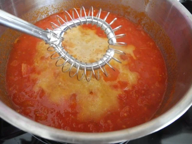 Vegan : Tomaten - Möhrensoßen mit Soja - Leberkäse - Rezept - Bild Nr. 17