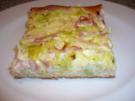 Porreeblechkuchen mit Quark-Öl-Teig - Rezept