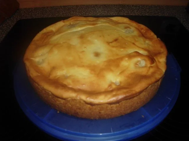 Birnenkuchen mit Schmandguss - Rezept