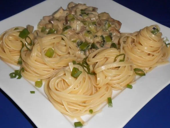 Steinpilze mit Bavettetürmchen - Rezept