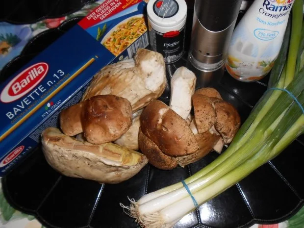 Steinpilze mit Bavettetürmchen - Rezept - Bild Nr. 2