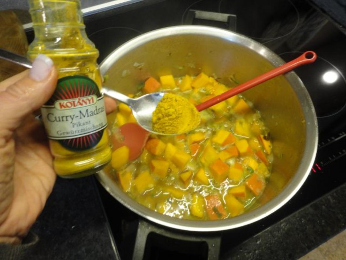 Kürbis Curry mit Creme Sauce - Rezept - Bild Nr. 10
