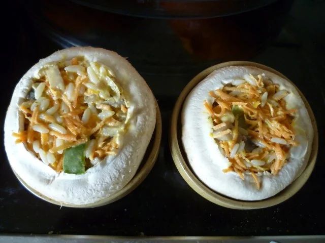 Vegetarisches - Gefüllter Hokkaido-Kürbis aus dem Ofen - Rezept - Bild Nr. 8