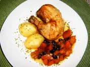 Hähnchen mit Kürbisfüllung - Rezept