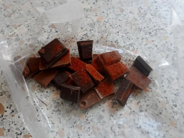 Dessert: Birnen-Zwetschgen-Crumble mit Cranberries und Chilischokolade - Rezept - Bild Nr. 11