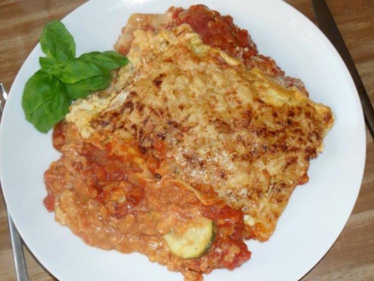 Linsenlasagne Mit Zwiebel Und Knoblauchzehe Rezept Mit Bild Kochbar De