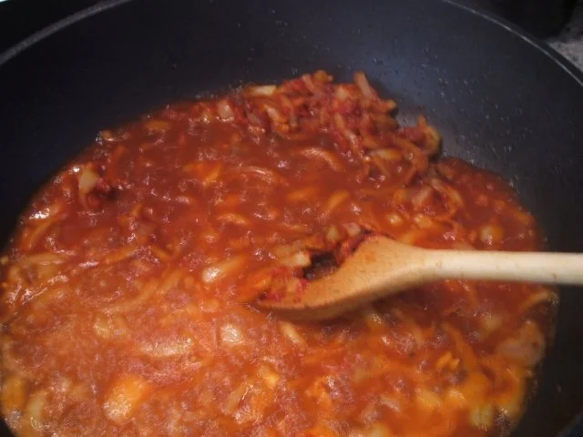 Fleisch: Szegediner Gulasch mit Böhmischen Knödeln - Rezept - Bild Nr. 5