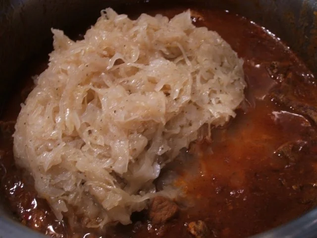 Fleisch: Szegediner Gulasch mit Böhmischen Knödeln - Rezept - Bild Nr. 7