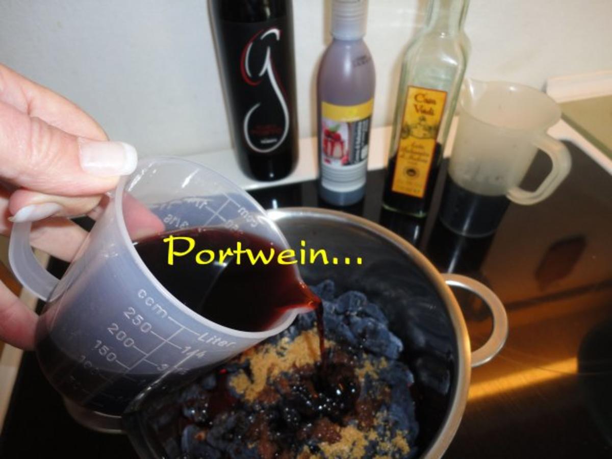 pikante Portwein-Pflaumen - Rezept - Bild Nr. 3