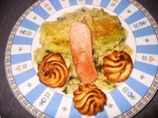 Wirsingröllchen mit Leberkäse - Rezept