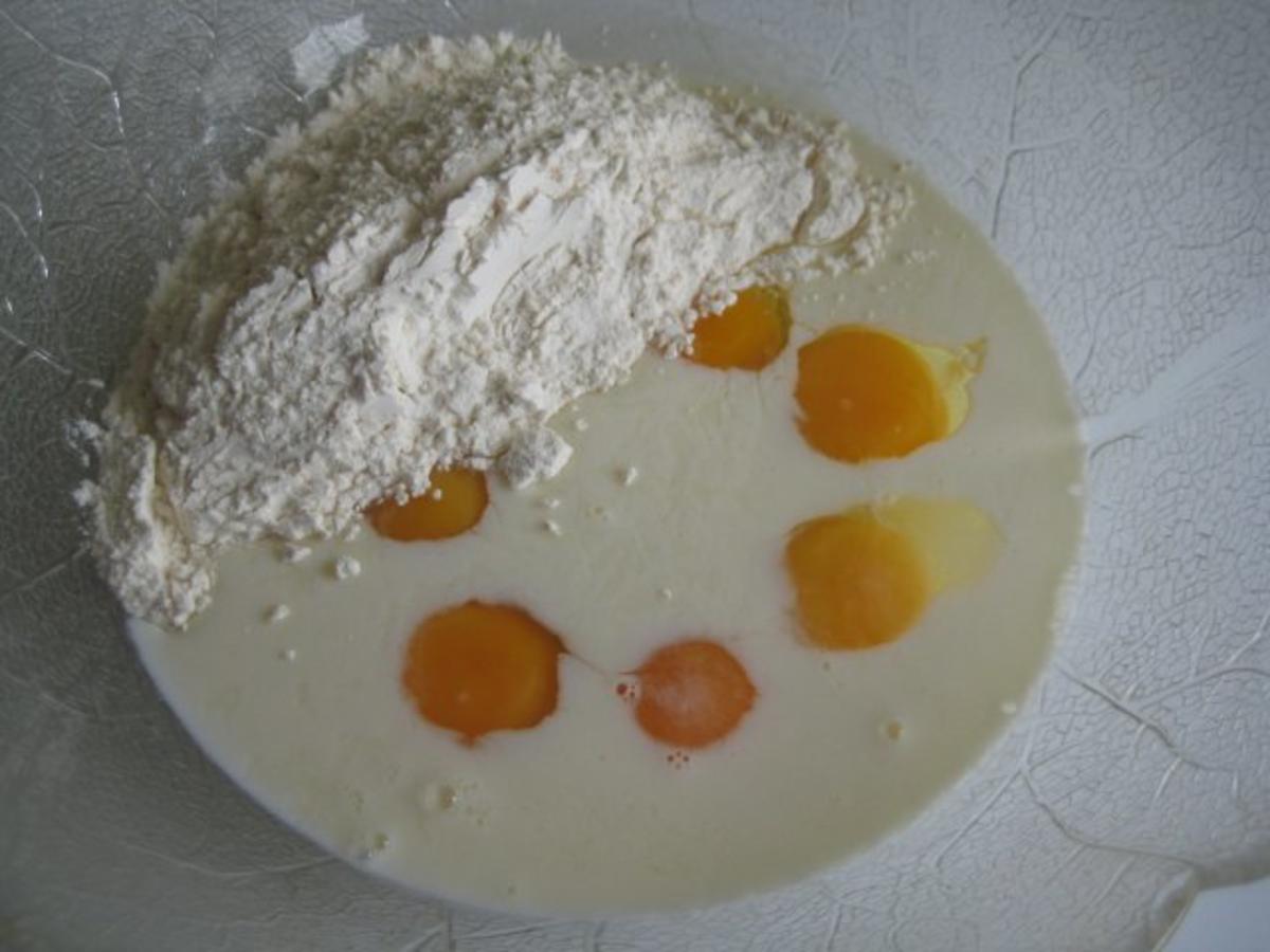 Omelett mit Kräuterseitlingen und Bergkäse (Pfannkuchen) - Rezept - Bild Nr. 5