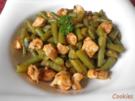 Scharfe Bohnen - Hähnchen - Pfanne - Rezept