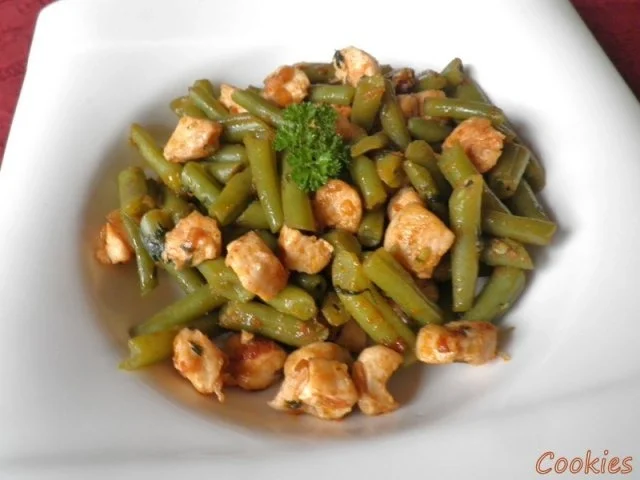 Rezept: Scharfe Bohnen - Hähnchen - Pfanne Bild Nr. 5 Scharfe Bohnen - Hähnchen - Pfanne - Rezept - Bild Nr. 5